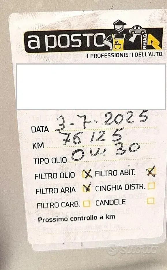 Usata Fiat 500X 95 CV (69 kW) 2018 Bianco SUV