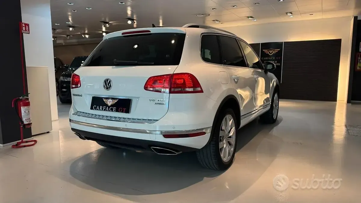 Usata VW Touareg 204 CV (150 kW) 2014 Bianco SUV