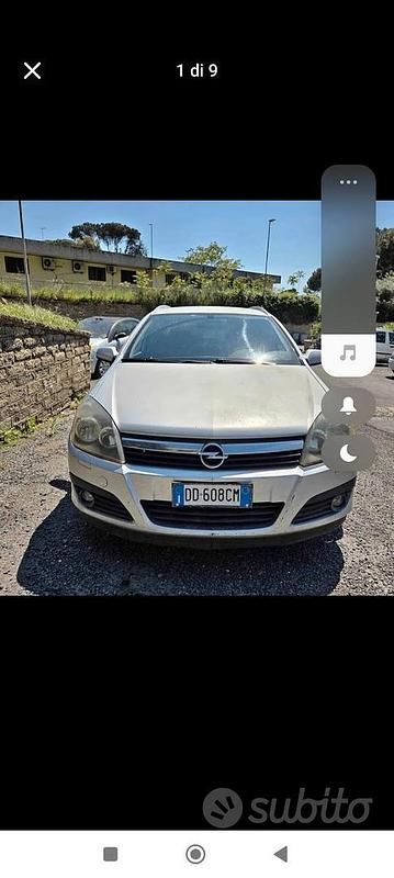 Usata Opel Astra 101 CV (74 kW) 2007 Grigio Berlina