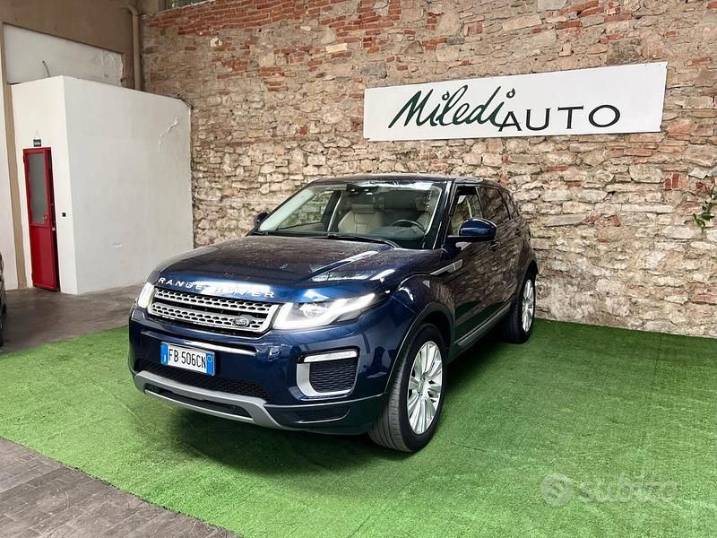 Begagnad Land Rover Range Rover evoque Pure 190 HK (139 kW) 2015 Blå SUV