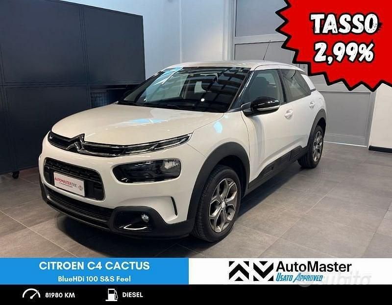 Bianco Usata 2020 Citroën C4 Cactus Feel Due volumi | 11.400 € (Buon prezzo) - Immagine 1/4