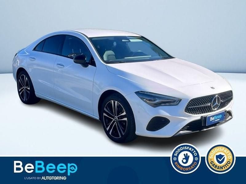 Usata Mercedes CLA200 Advanced Plus 150 CV (110 kW) 2023 Bianco pastello Coupé