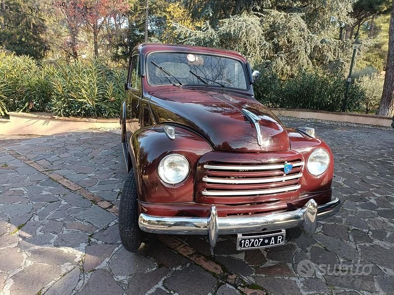 Usata Fiat Topolino 1950 Rosso Utilitaria