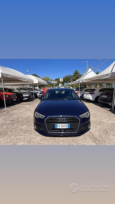 Usata Audi A3 116 CV (85 kW) 2019 Blu Berlina