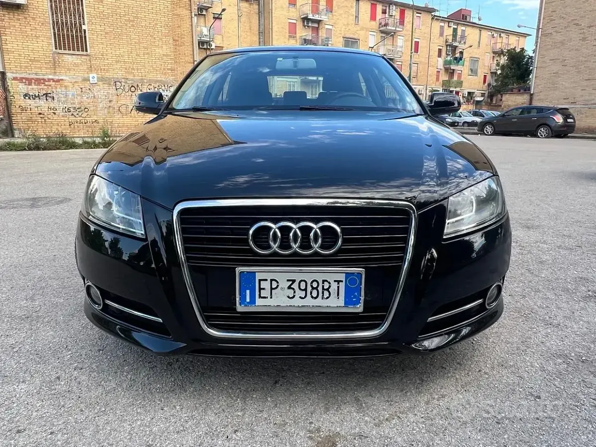 Usata Audi A3 Ambition 90 CV (66 kW) 2012 Nero Utilitaria