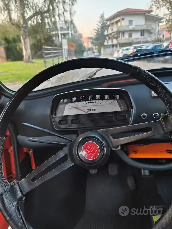 Usata Fiat 500 1970 Rosso Utilitaria