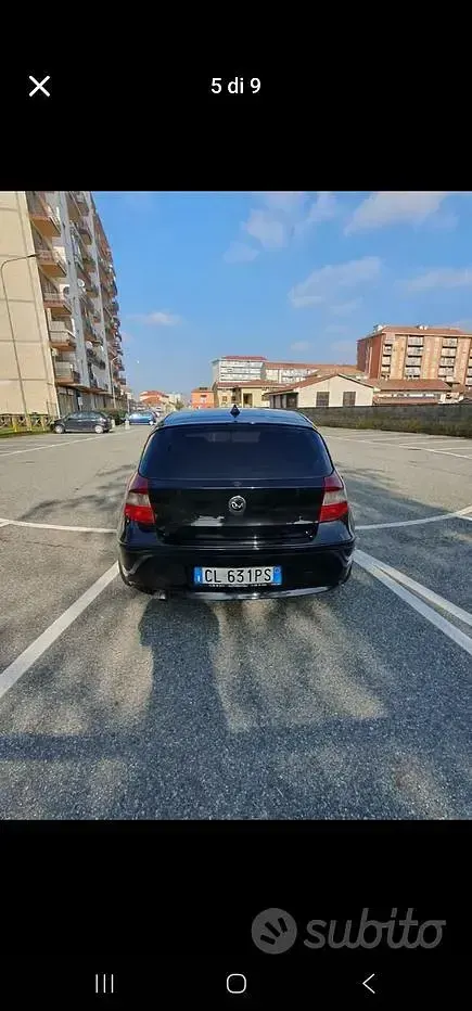 Usata BMW 120 163 CV (119 kW) 2005 Nero Utilitaria