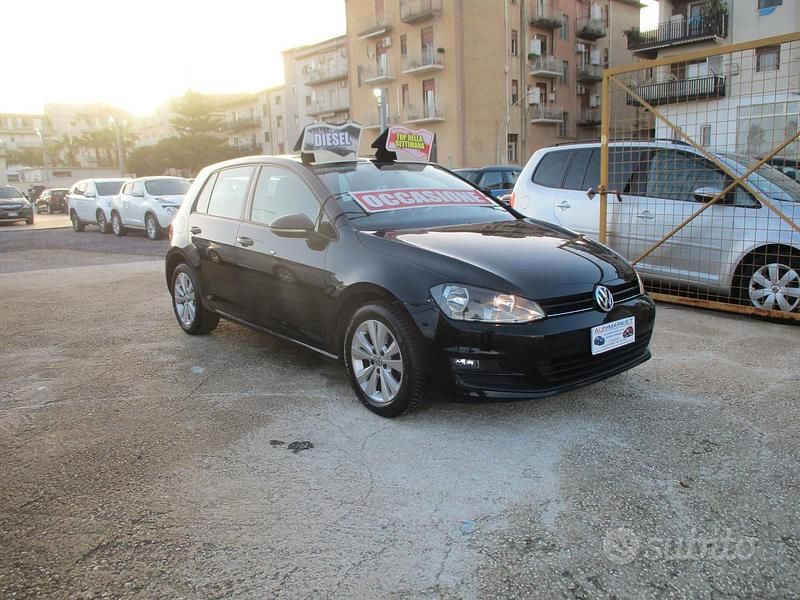 Usata VW Golf VII Highline 105 CV (77 kW) 2012 Nero Berlina
