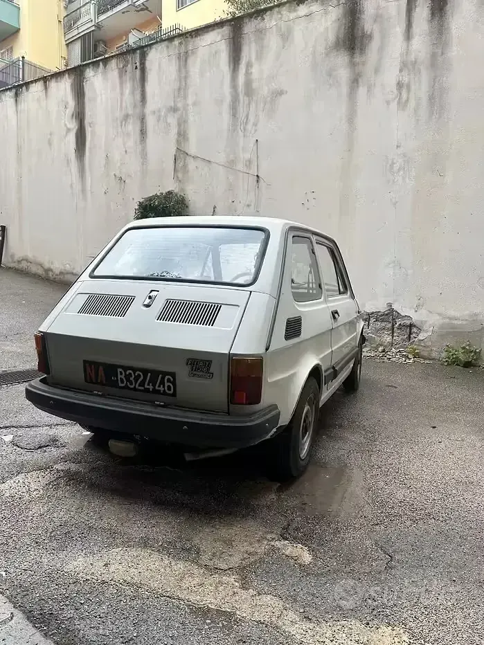 Usata Fiat 126 1970 Bianco Utilitaria