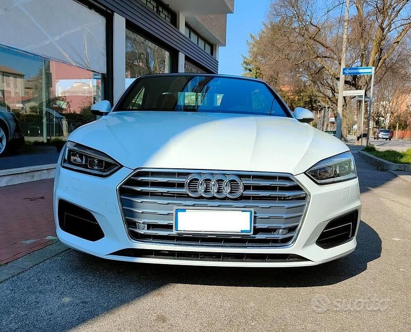 Usata Audi A5 Cabriolet Business 190 CV (139 kW) 2019 Bianco Cabrio