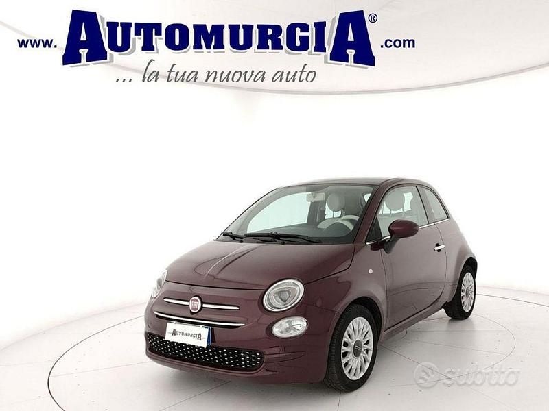 Usata Fiat 500 Lounge 69 CV (50 kW) 2019 Rosso Utilitaria