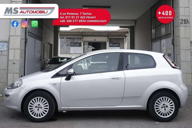 Usata Fiat Punto Evo Lounge 77 CV (56 kW) 2014 Nero Utilitaria