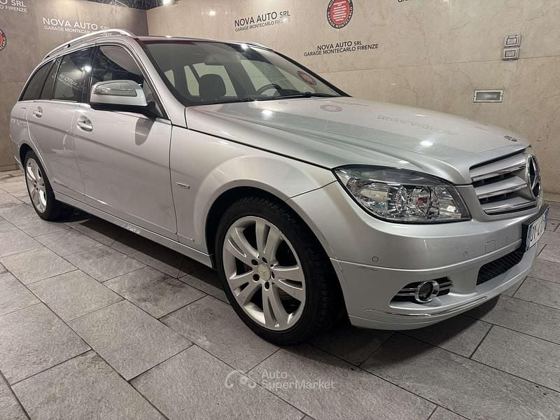 Usata Mercedes C200 Avantgarde 184 CV (135 kW) 2009 Argento Station wagon