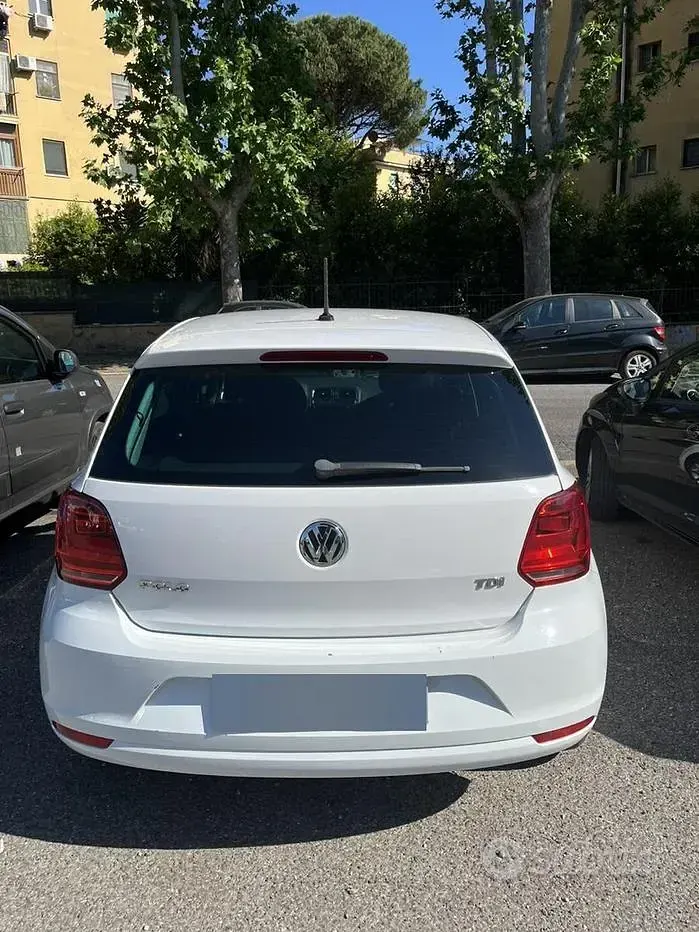 Usata VW Polo 75 CV (55 kW) 2015 Bianco Berlina