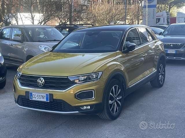 Usata VW T-Roc Style 110 CV (80 kW) 2021 Giallo SUV