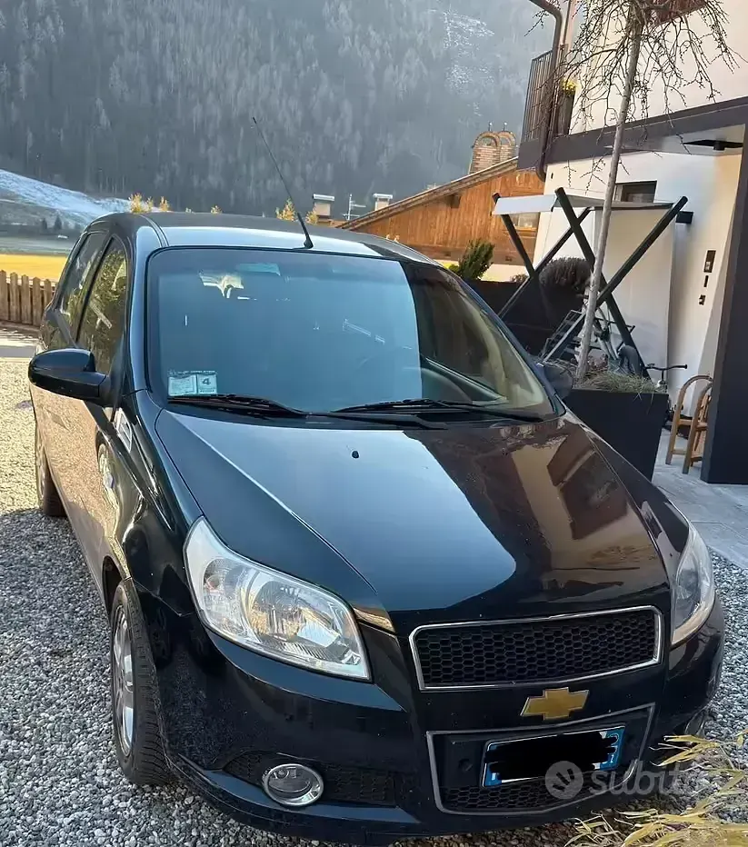 Usata Chevrolet Aveo LS 84 CV (61 kW) 2009 Nero Berlina