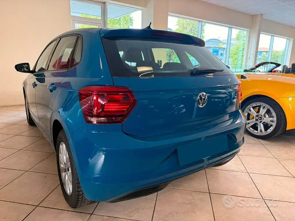 Usata VW Polo Highline 95 CV (69 kW) 2018 Blu Utilitaria