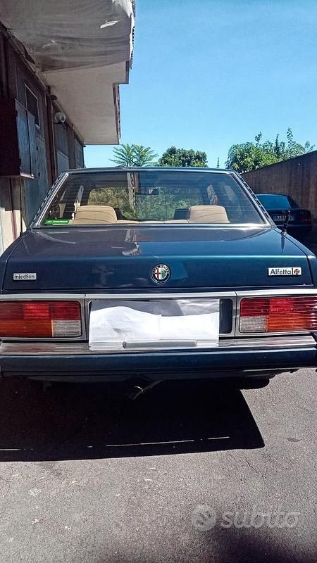 Usata Alfa Romeo Alfetta Quadrifoglio 1983 Blu Berlina