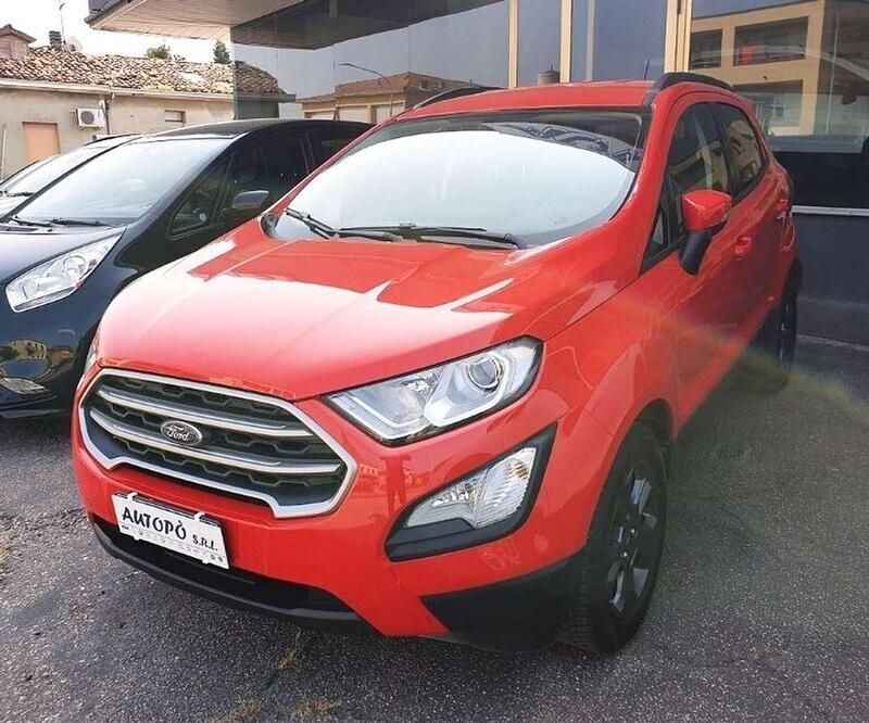 Usata Ford Ecosport 125 CV (91 kW) 2018 Rosso SUV
