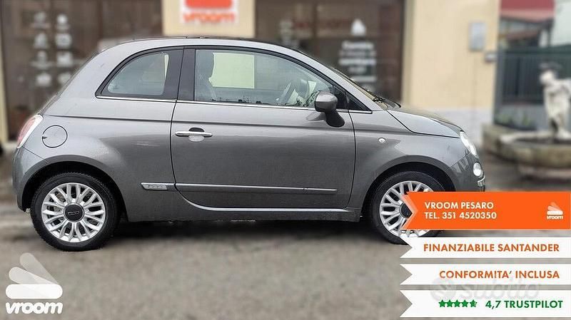 Usata Fiat 500 69 CV (50 kW) 2014 Grigio Utilitaria