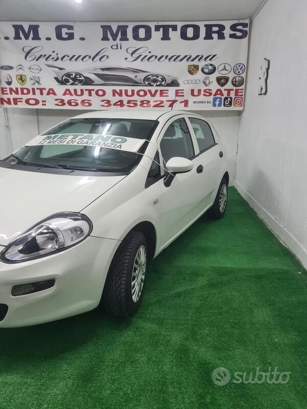 Usata Fiat Punto Lounge 77 CV (56 kW) 2016 Bianco Utilitaria