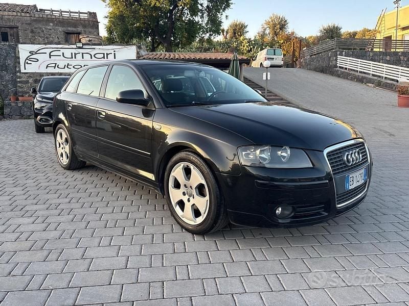 Usata Audi A3 Attraction 140 CV (102 kW) 2008 Nero Utilitaria