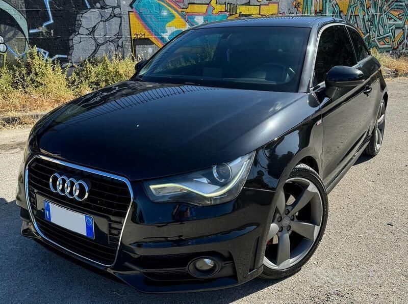 Usata Audi A1 S-Line 105 CV (77 kW) 2011 Nero Utilitaria