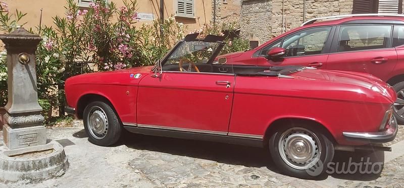 Usata Peugeot 304 S 1970 Rosso Cabrio