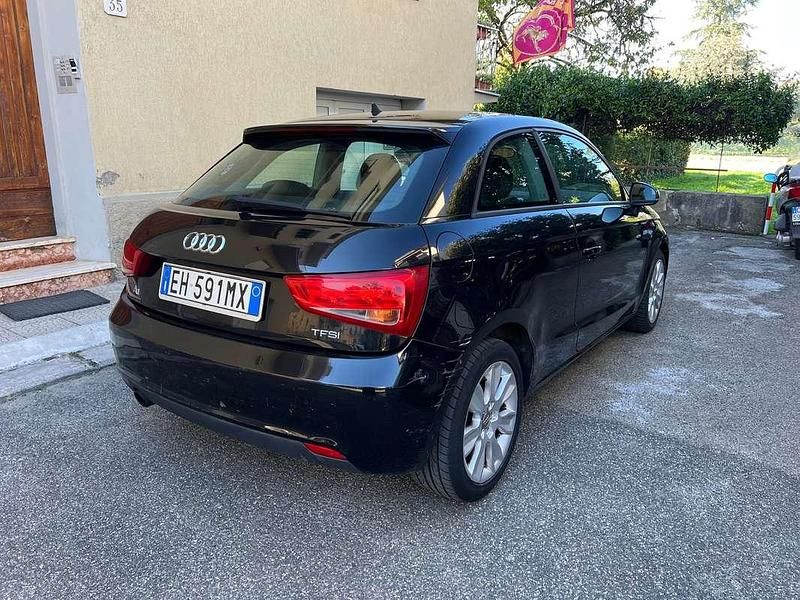 Usata Audi A1 Ambition 86 CV (63 kW) 2011 Nero Utilitaria