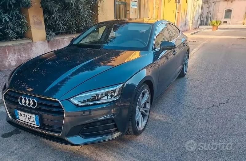 Usata Audi A5 Sportback 190 CV (139 kW) 2018 Grigio Utilitaria