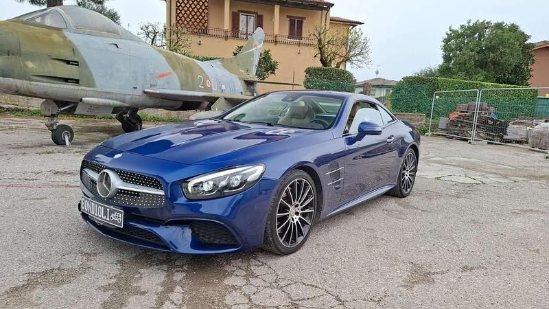 Usata Mercedes SL400 Premium 367 CV (269 kW) 2016 Blu/azzurro Cabrio