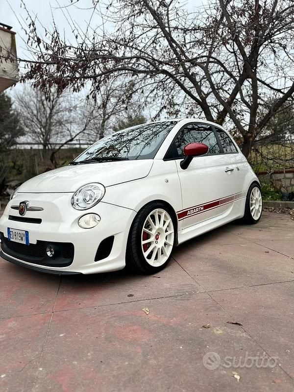 Usata Abarth 500 135 CV (99 kW) 2010 Bianco Berlina
