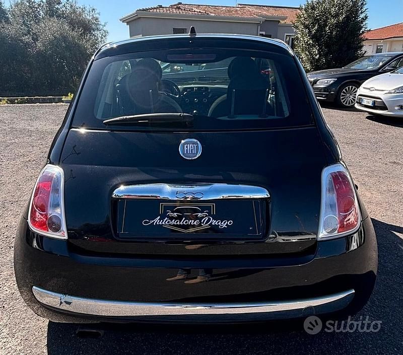 Usata Fiat 500 Lounge 69 CV (50 kW) 2012 Nero Berlina
