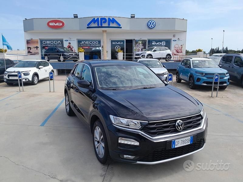 Usata VW T-Roc Advance 150 CV (110 kW) 2021 Nero SUV