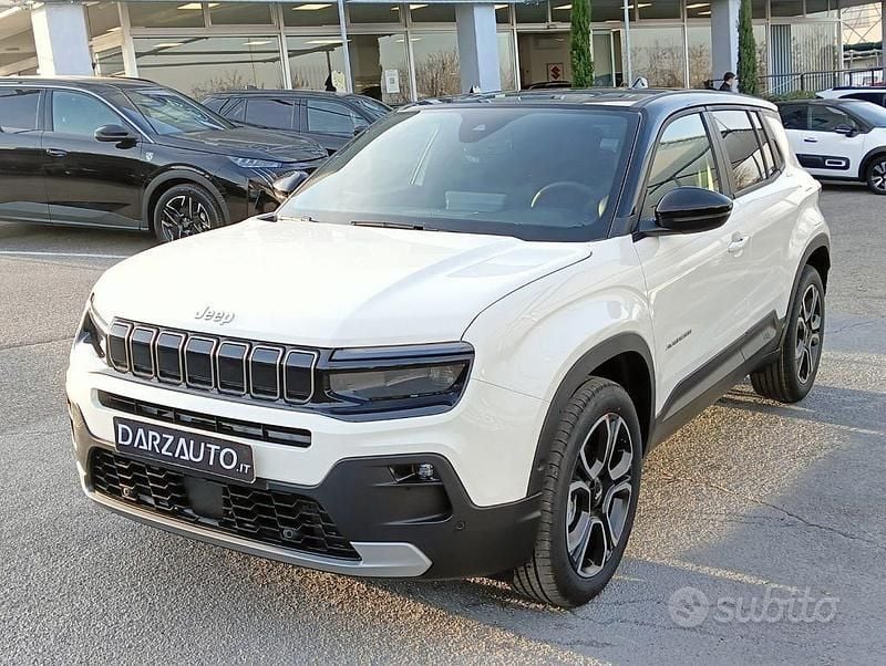 Nuova Jeep Avenger Summit 100 CV (73 kW) 2025 Bianco SUV
