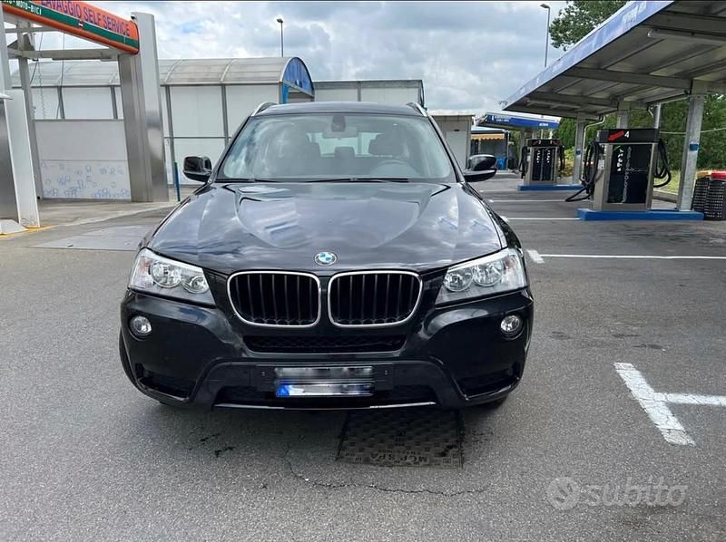 Usata BMW X3 Efficient Dynamics 184 CV (135 kW) 2012 Nero SUV