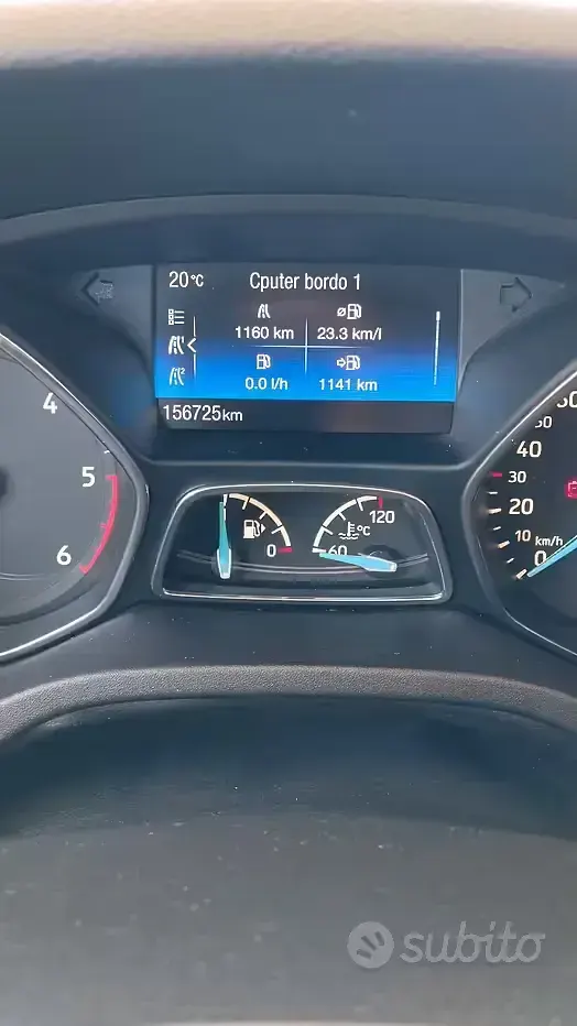 Usata Ford Focus Titanium 95 CV (69 kW) 2015 Nero Berlina