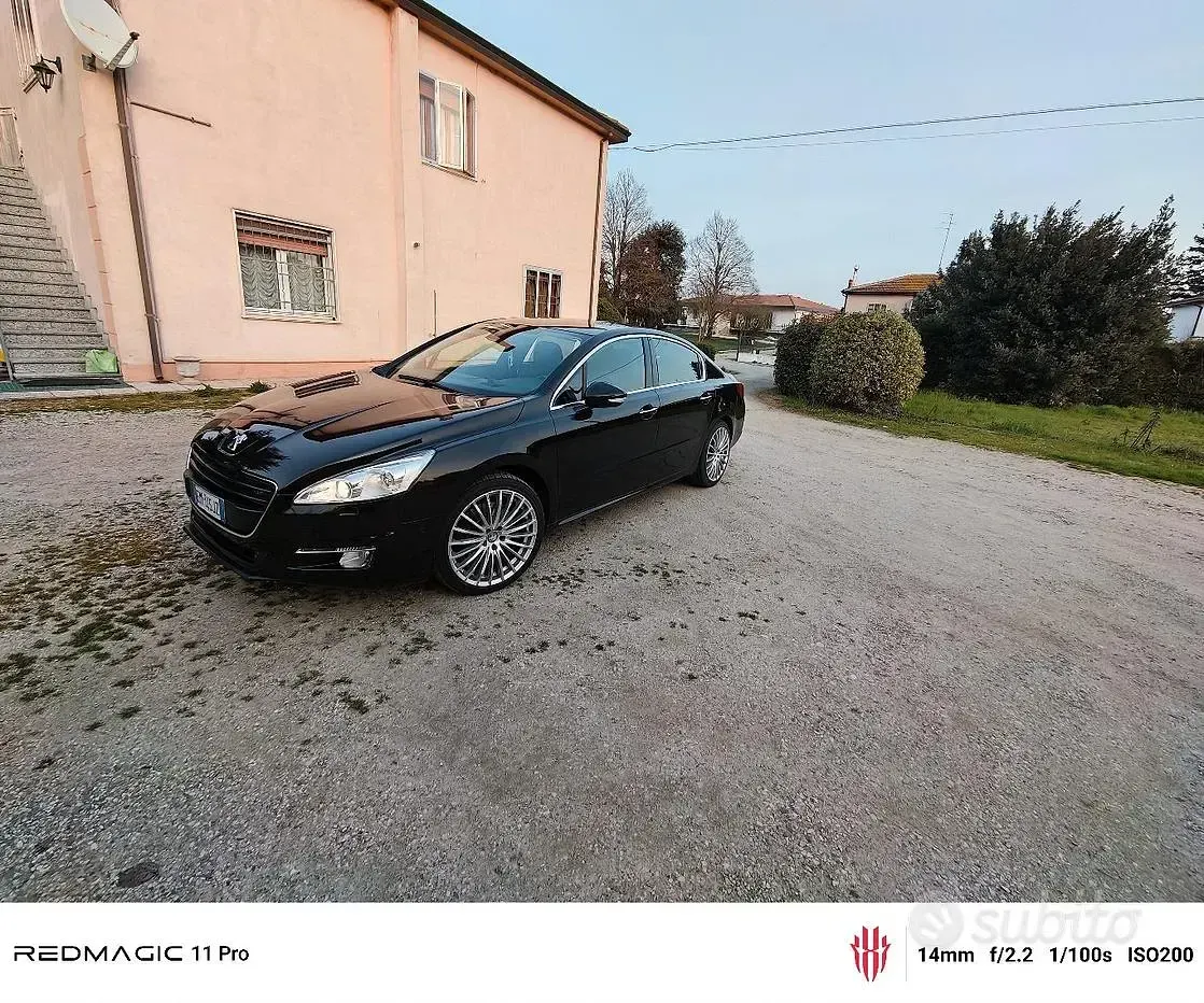 Usata Peugeot 508 GT 204 CV (150 kW) 2012 Nero Berlina