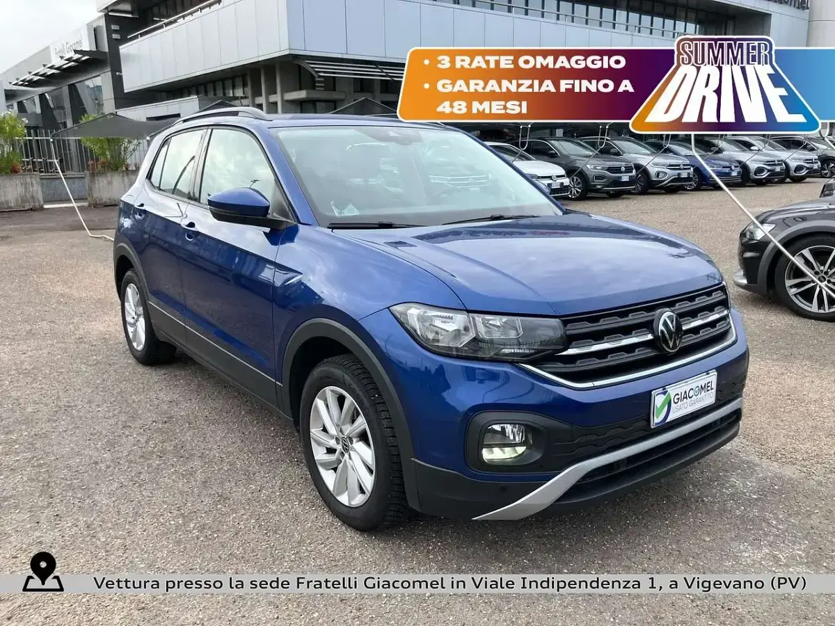 Usata VW T-Cross Style 95 CV (69 kW) 2023 Reef blue metallizzato SUV