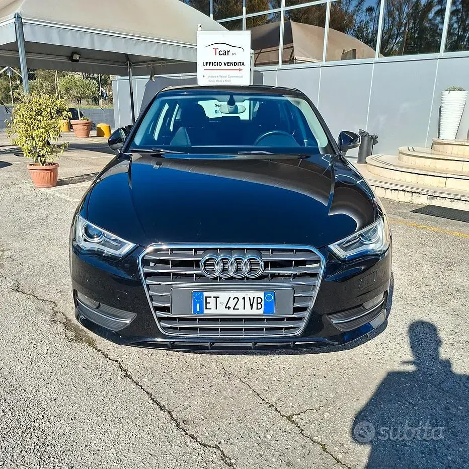 Usata Audi A3 Attraction 150 CV (110 kW) 2014 Nero Berlina