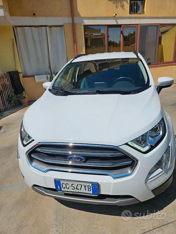 Usata Ford Ecosport Titanium 125 CV (91 kW) 2021 Bianco SUV