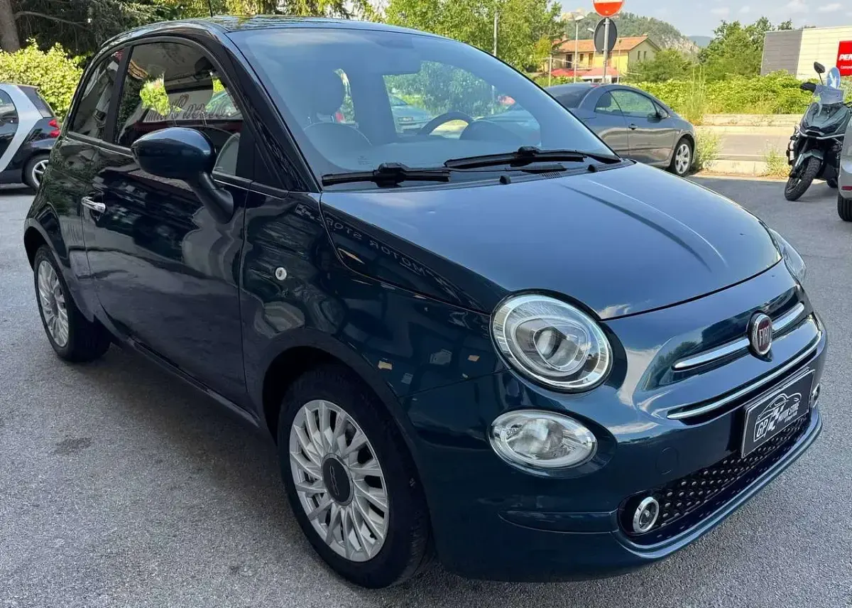 Usata Fiat 500 Lounge 69 CV (50 kW) 2020 Blu/azzurro Utilitaria