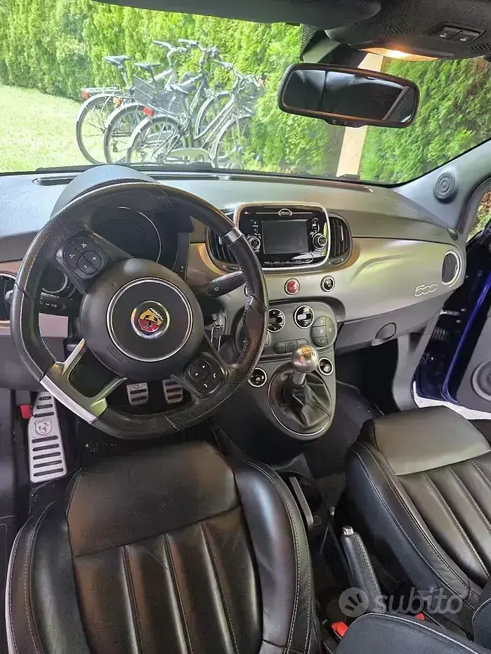 Usata Abarth 595 Turismo 165 CV (121 kW) 2016 Bluazzurro Cabrio