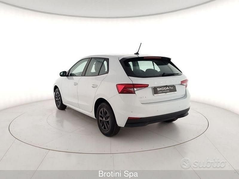 Nuova Skoda Fabia 80 CV (58 kW) 2025 Bianco Berlina