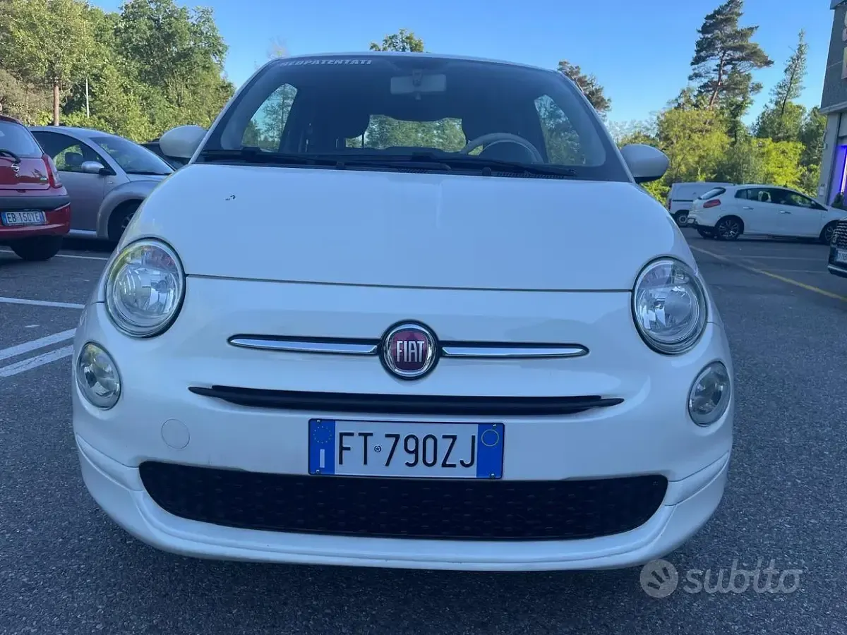 Usata Fiat 500 69 CV (50 kW) 2019 Bianco Berlina