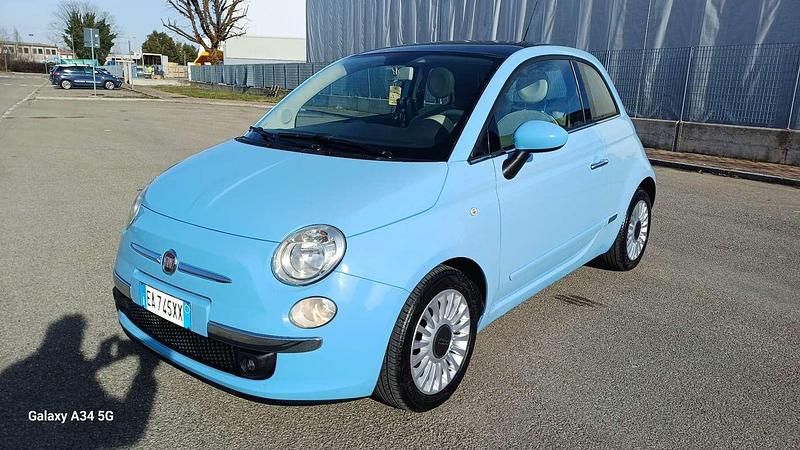 Usata Fiat 500 69 CV (50 kW) 2010 Blu Utilitaria