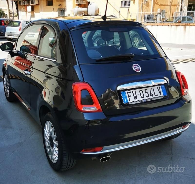 Usata Fiat 500 69 CV (50 kW) 2019 Nero Berlina
