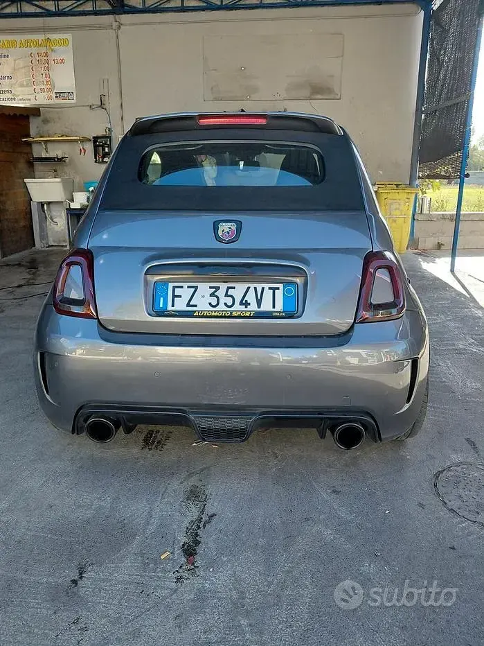 Usata Abarth 500C 140 CV (102 kW) 2011 Grigio Cabrio