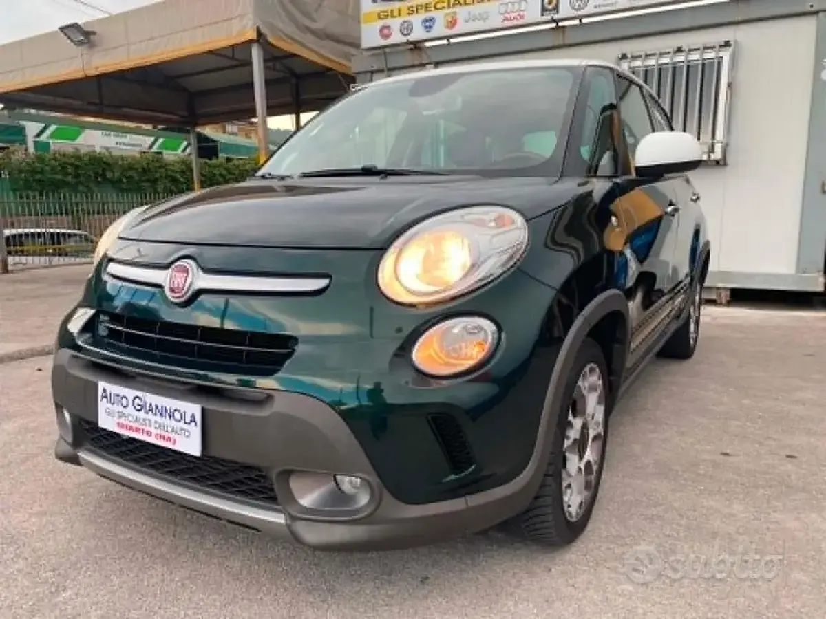 Usata Fiat 500L Trekking 105 CV (77 kW) 2015 Verde Monovolume