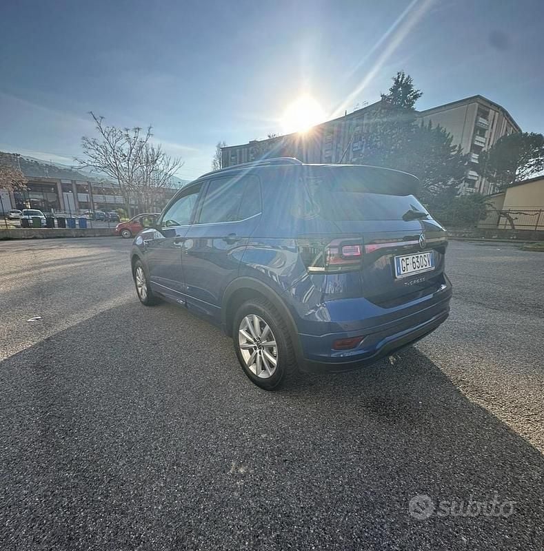 Usata VW T-Cross 110 CV (80 kW) 2021 Blu SUV
